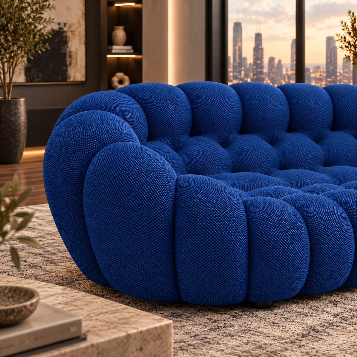 Aswan Plush Sofa